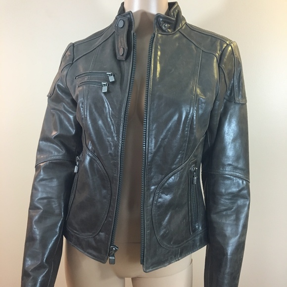 Laundry By Shelli Segal genuine leather Jacket - Picture 4 of 8